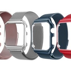 Milanese Loop Mesh Band with Matching Frame for Apple Watch