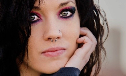One Piercings on Select Areas at Bella Piercing (Up to 55% Off)