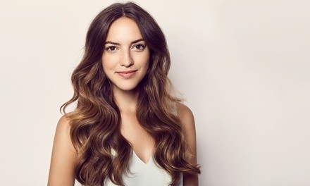Haircut & Blowout w/ Highlights, Conditioning, or Color Retouch at Blue Girl Hair - Amelia Ruby (Up to 50% Off)
