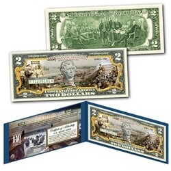 WWII D-DAY Normandy Invasion 75th ANNIVERSARY Operation Overlord Two-Dollar Bill