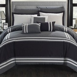 Eleanor Supersoft Oversized Comforter and Sheet Set (10-Piece)