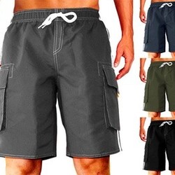 Men's Swim Trunks Quick Dry Shorts with Pockets